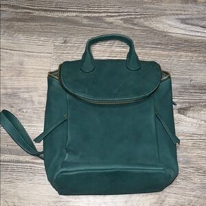 Universal Thread Green Faux Leather Backpack